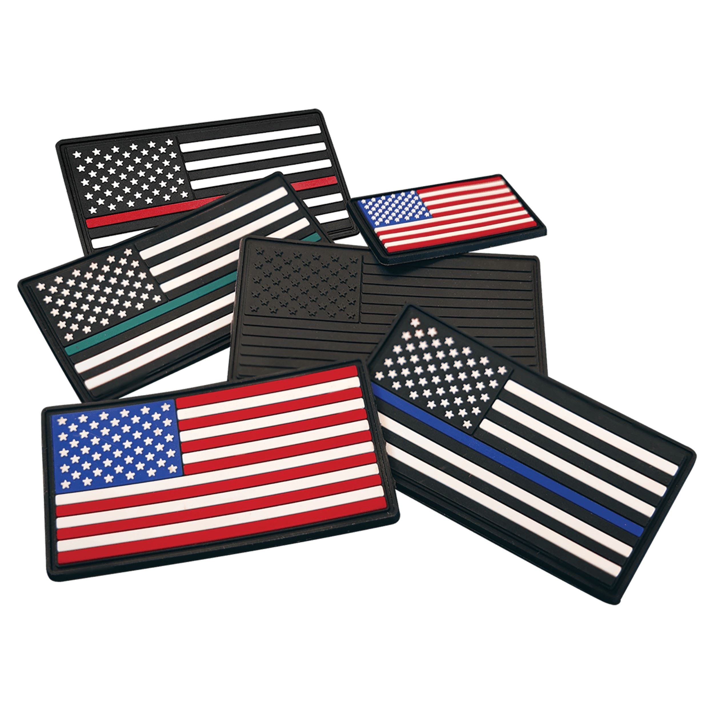3D durable PVC FLAG PATCHES