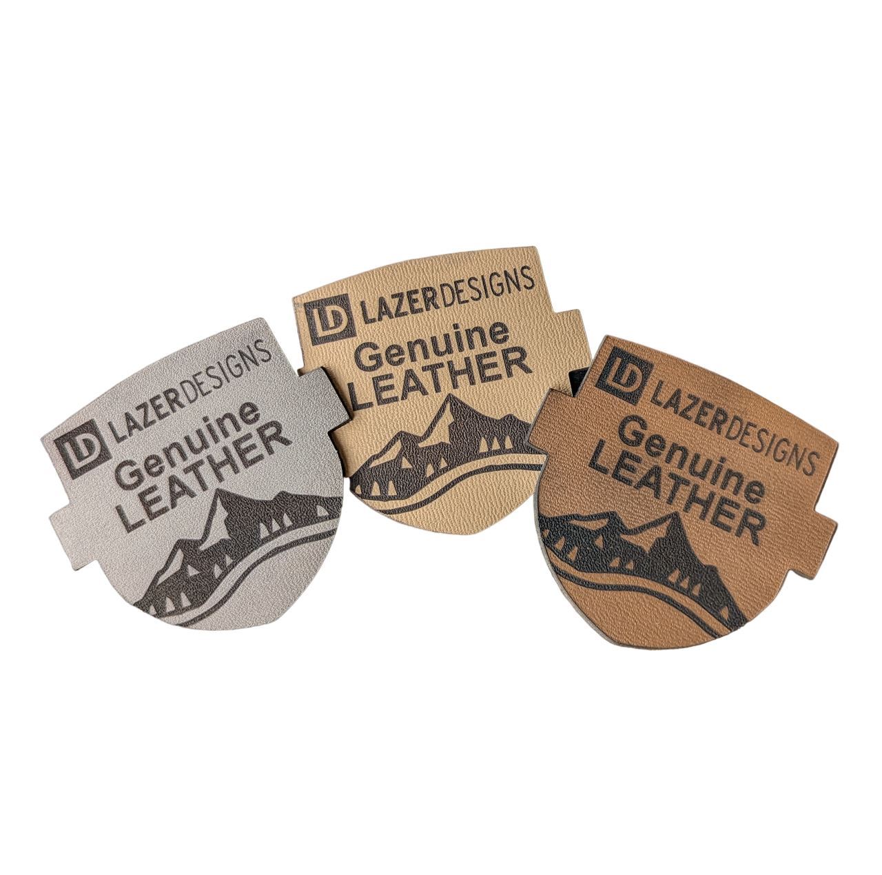 Genuine Leather Patches, heat transfer or sew on, iron on, Custom Shapes & Colors, Quick Ship