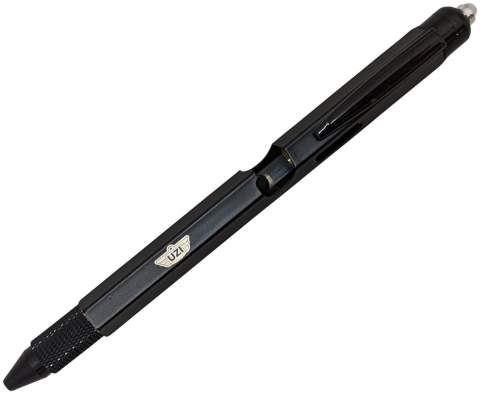 Uzi Tactical Utility Pen - Ruler, Flashlight, Level, Screwdriver, Opener, Stylus