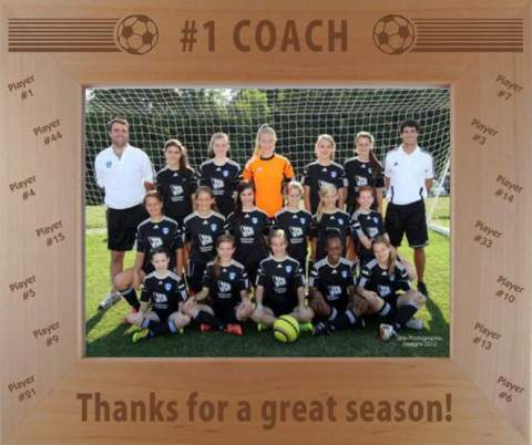 Soccer Coach Photo Frame