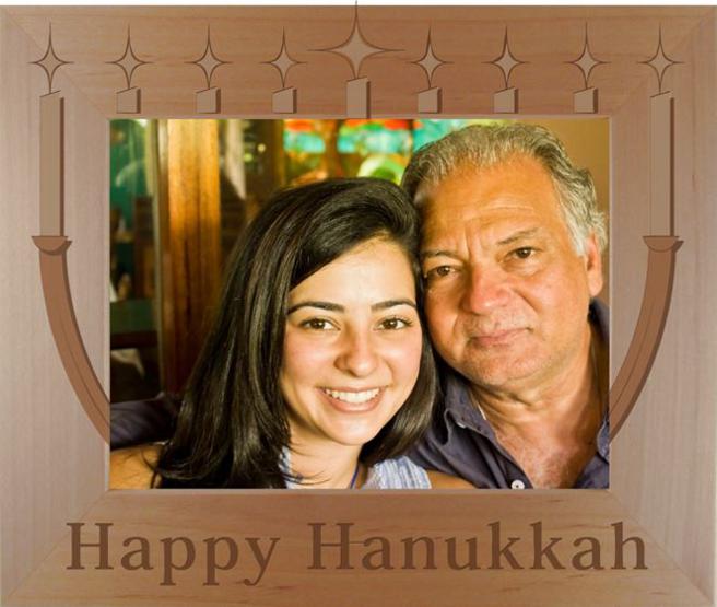 Happy Hanukkah Photo Frame