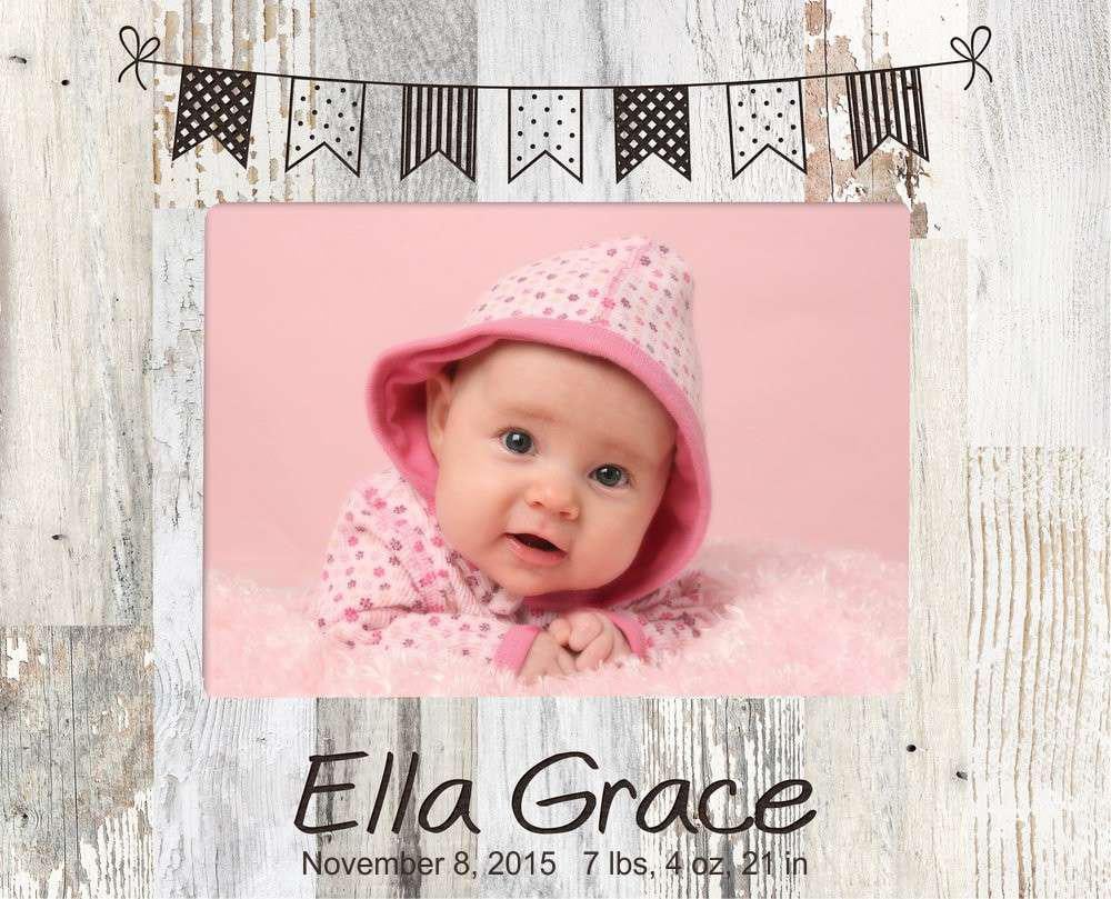 Baby Banner Pallet Frame 5" x 7"