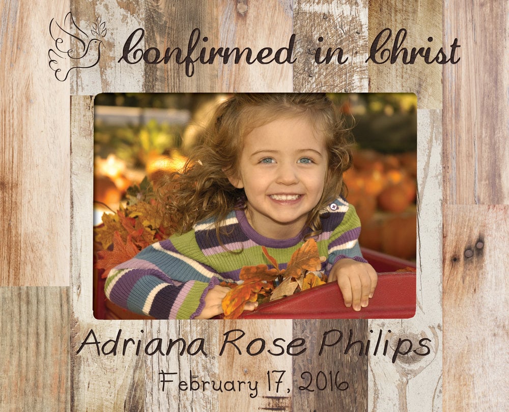 First Confirmation Pallet Frame 5" x 7"