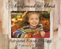 First Confirmation Pallet Frame 5" x 7"