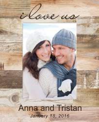 I Love Us Pallet Frame 5" x 7"