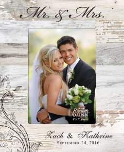 personalized wedding frames engraved wedding photo frames