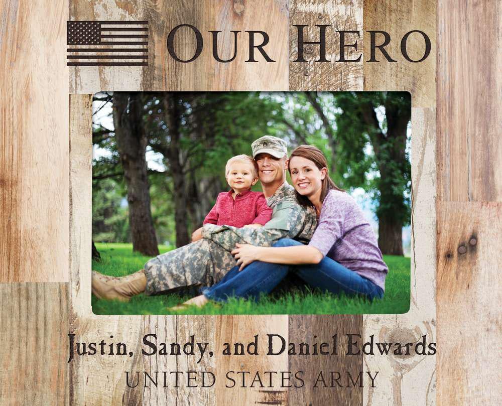 USA Hero Military Pallet Frame 5" x 7"
