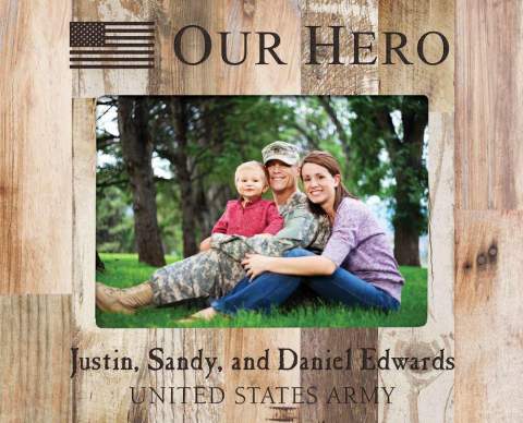 USA Hero Military Pallet Frame 5" x 7"