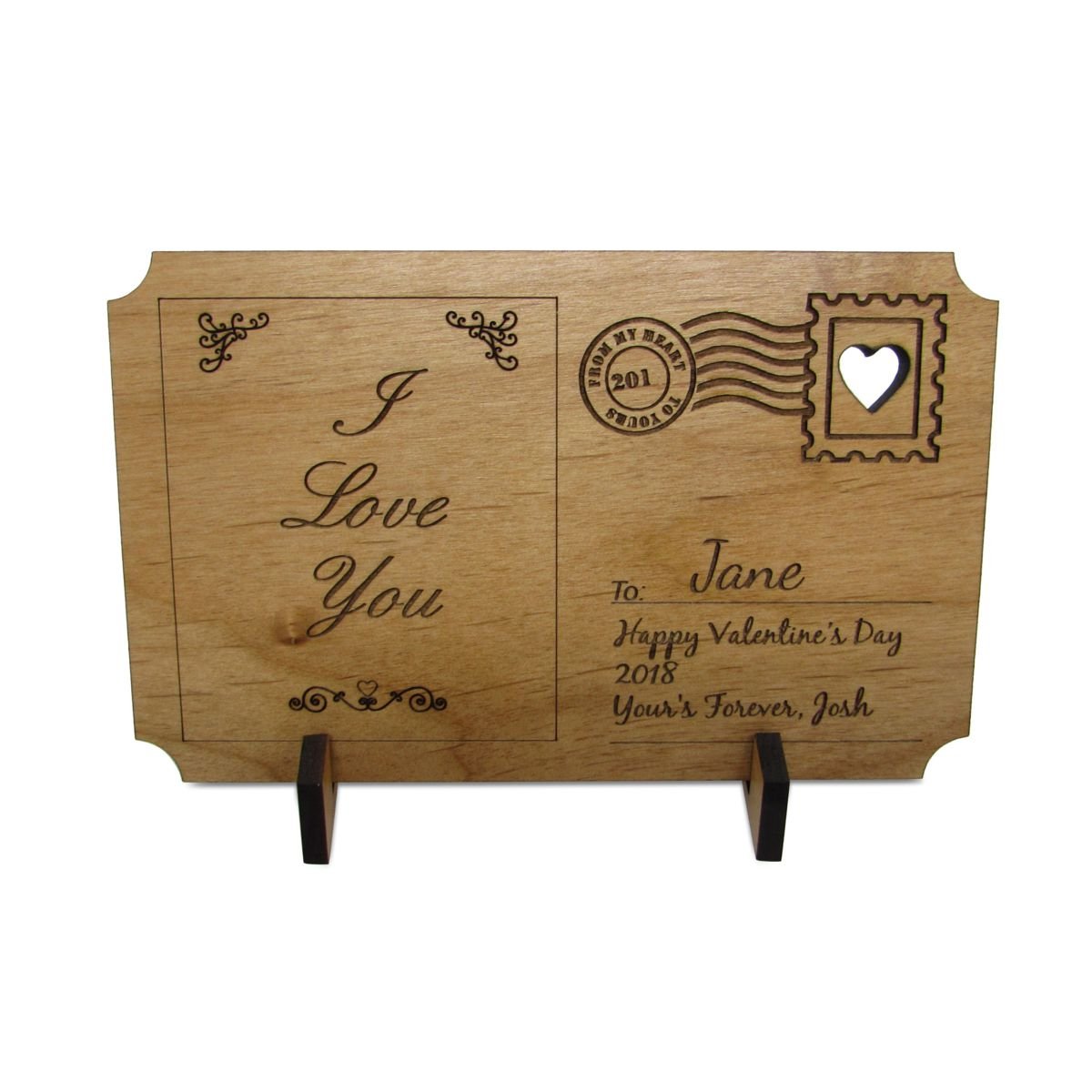 Our Adventure Awaits and I Love You Valentine's Postcard