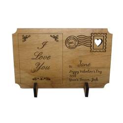 Our Adventure Awaits and I Love You Valentine's Postcard