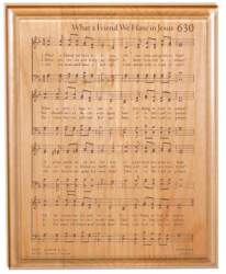 What A Friend Hymn Plaque