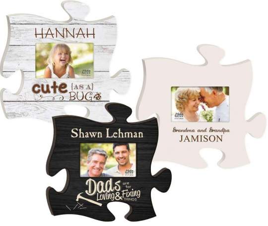 Puzzle Piece Photo Frame Puzzle Piece Wall Decor