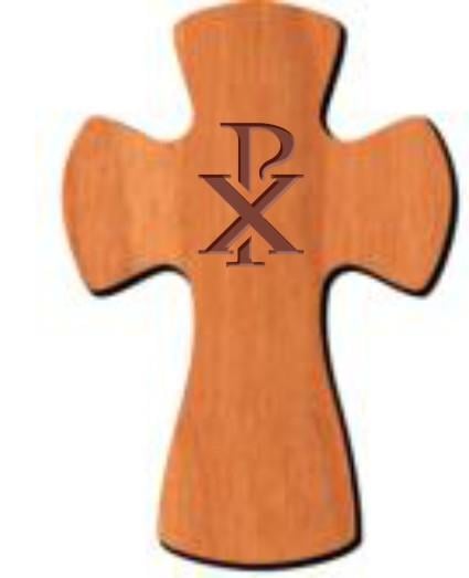 Wood Cross Pocket Tokens - Patee