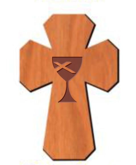 Wood Cross Pocket Tokens - Tres Dias