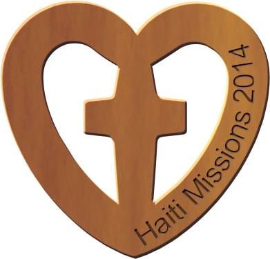 Cross in Heart Pocket Token