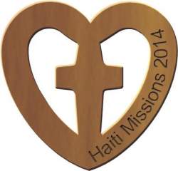 Cross in Heart Pocket Token