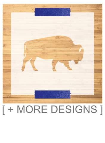 Buffalo Bison Stencil