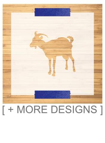 Goat Stencil