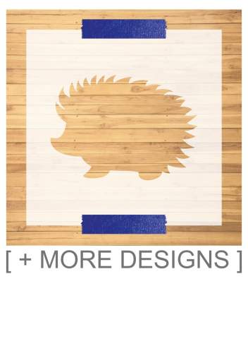 Hedgehog Stencil