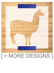 Llama Stencil