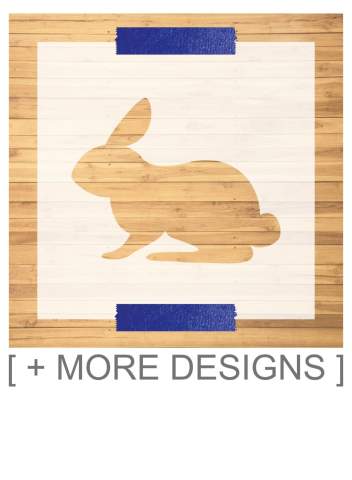 Rabbit Stencil