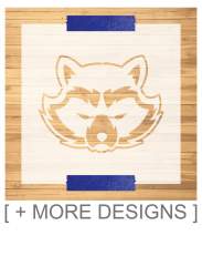 Raccoon Stencil