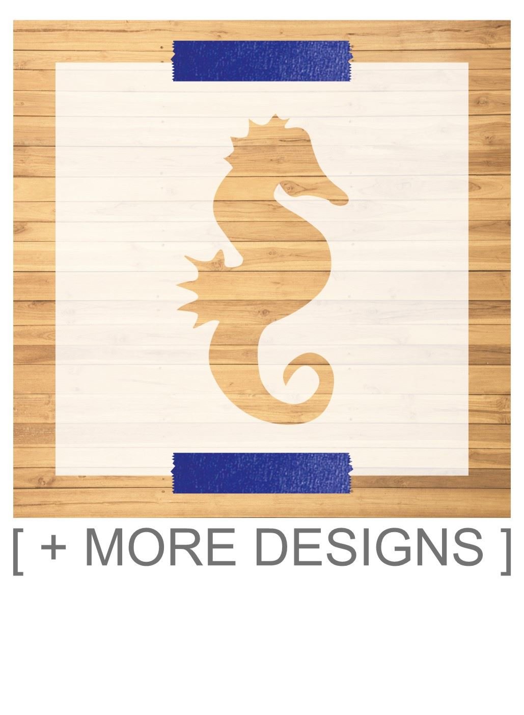 Seahorse Stencil