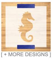 Seahorse Stencil