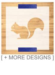 Squirrel Stencil