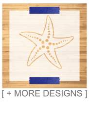 Starfish Stencil
