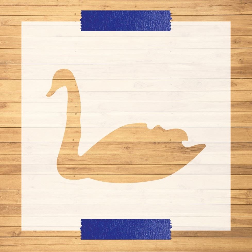 Swan Stencil