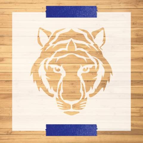 Tiger Stencil