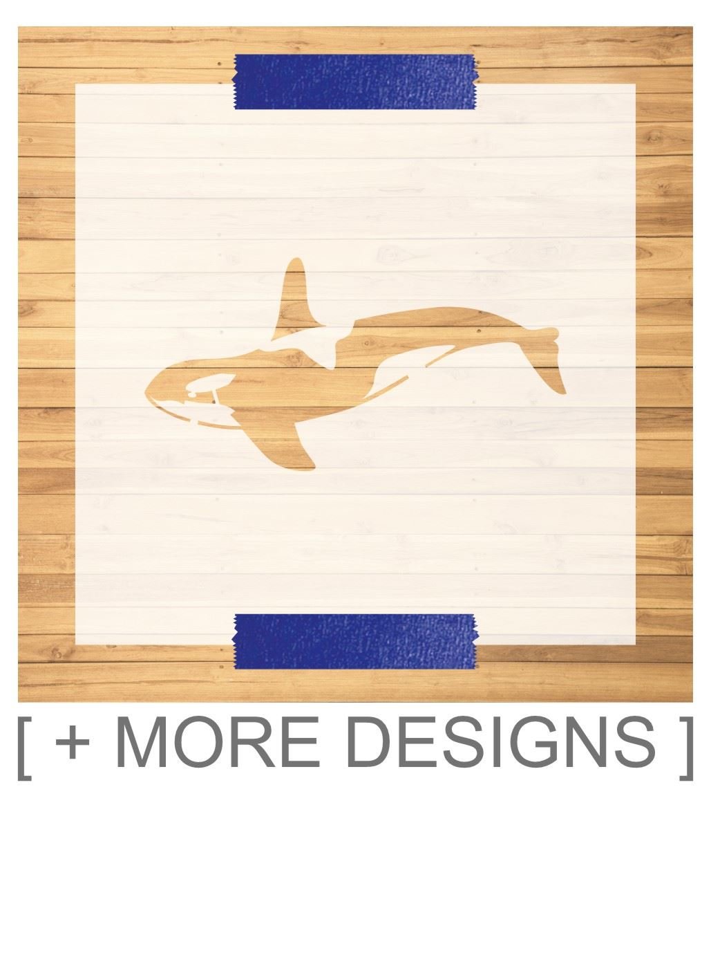 Whale Stencil