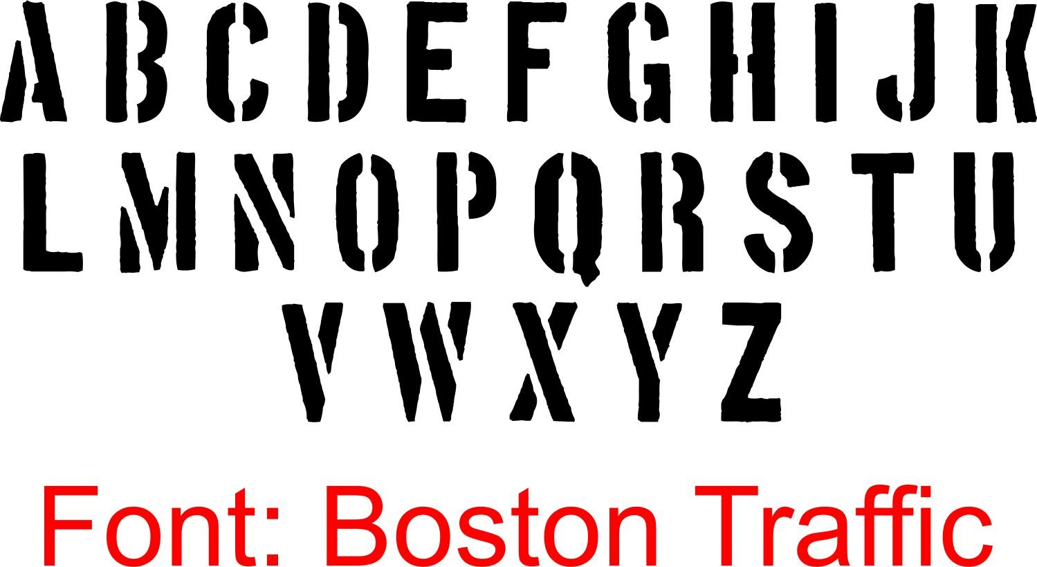 Alphabet Stencil - Reusable Stencils okla- lower case letters A-Z