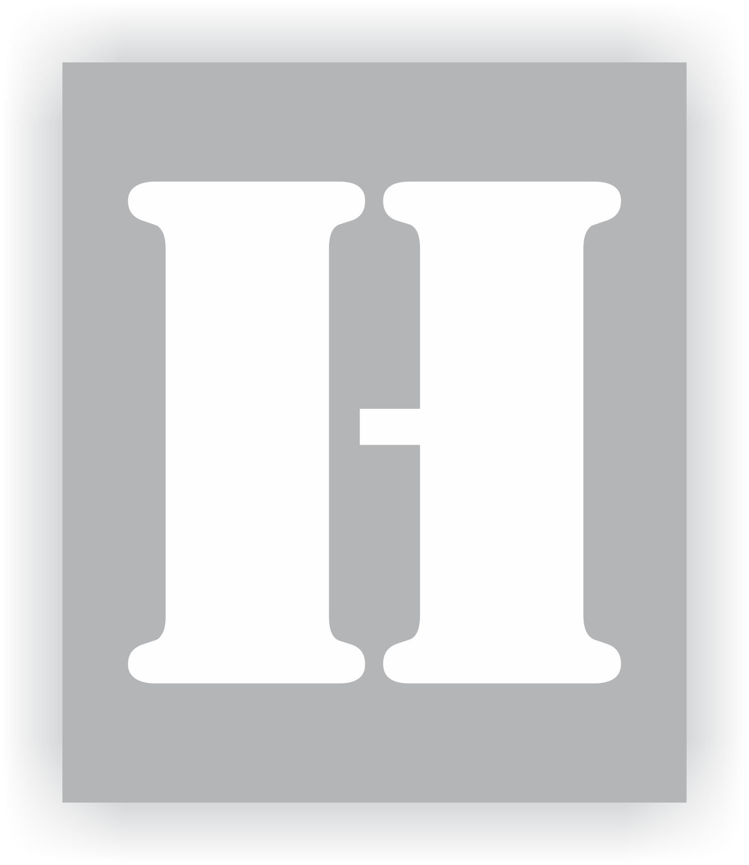 Letter H Stencil