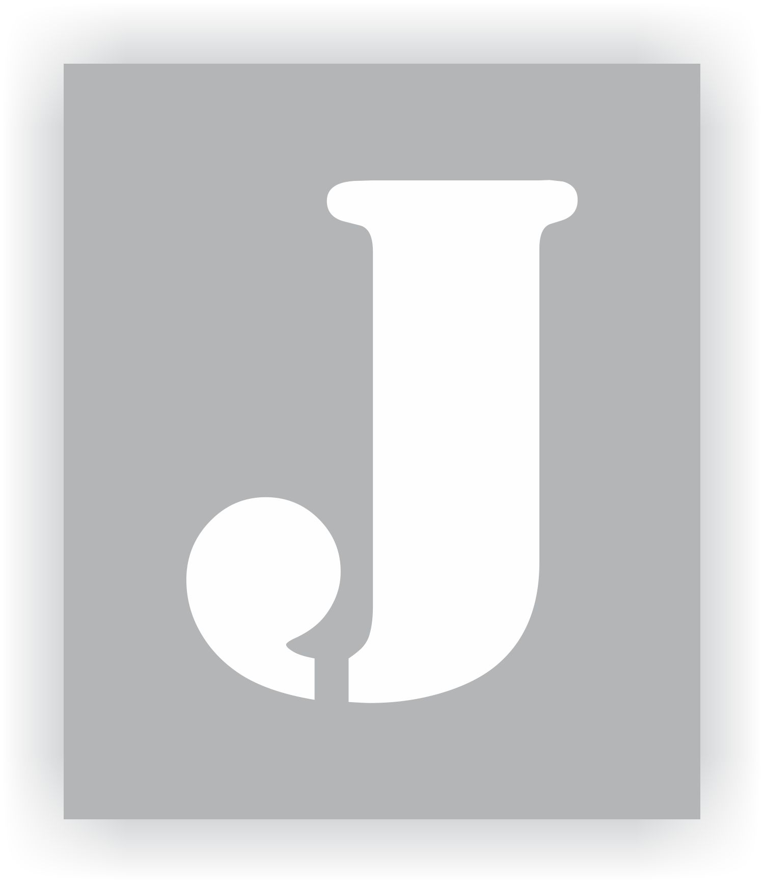 Letter J Stencil - Custom Laser Cut Spray Paint Stencil | Lazer Designs