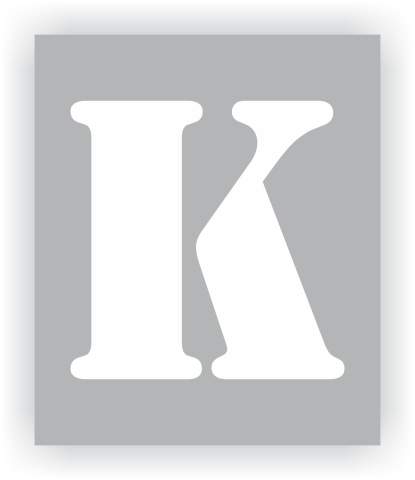 Letter K Stencil