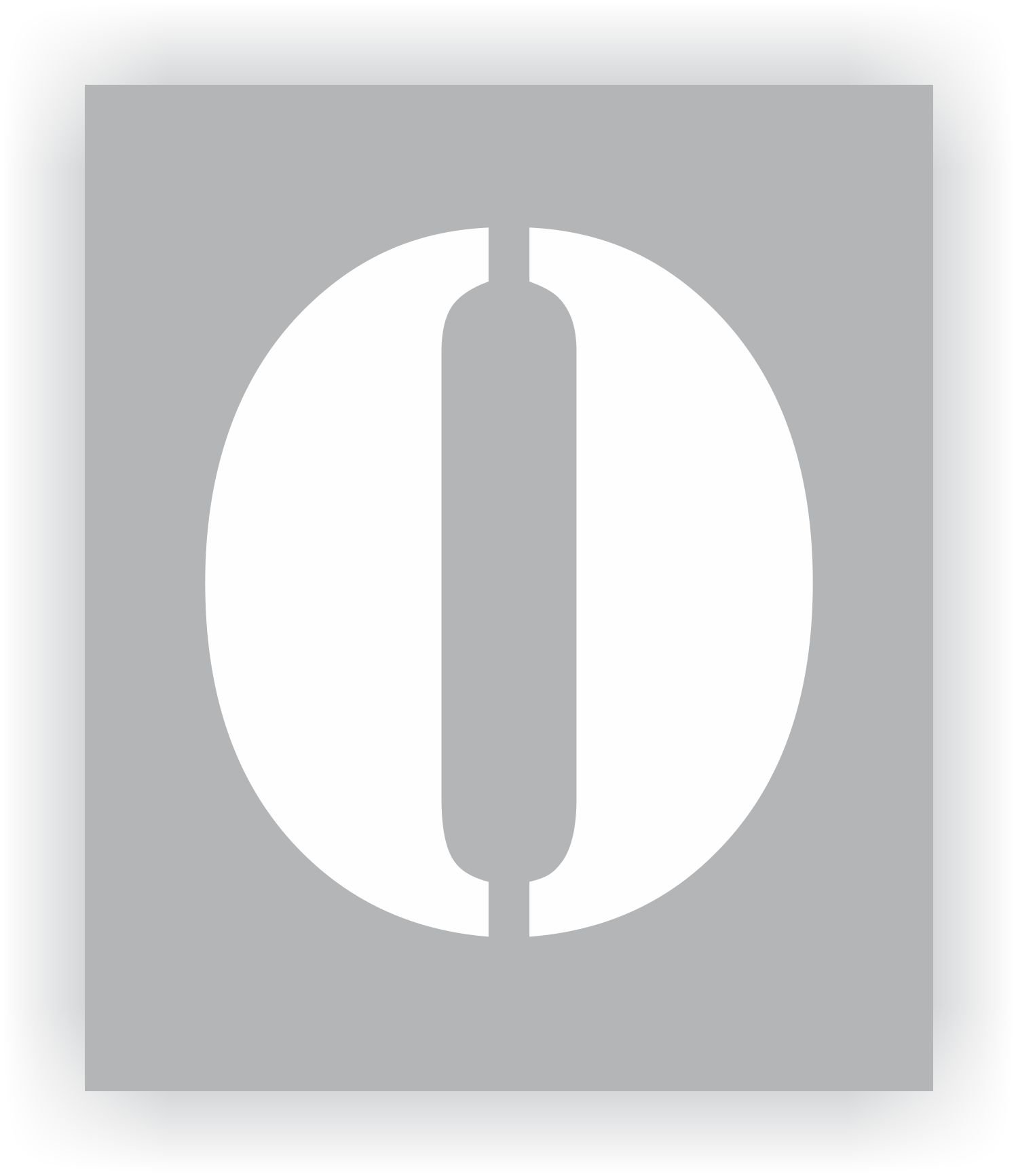 Letter O Stencil