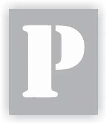Letter P Stencil