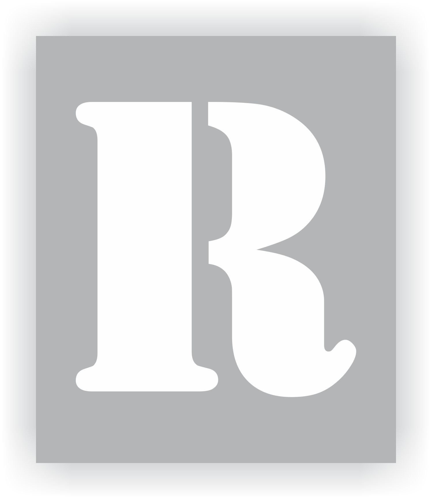 Letter R Stencil