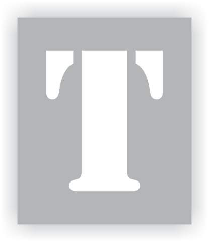 Letter T Stencil