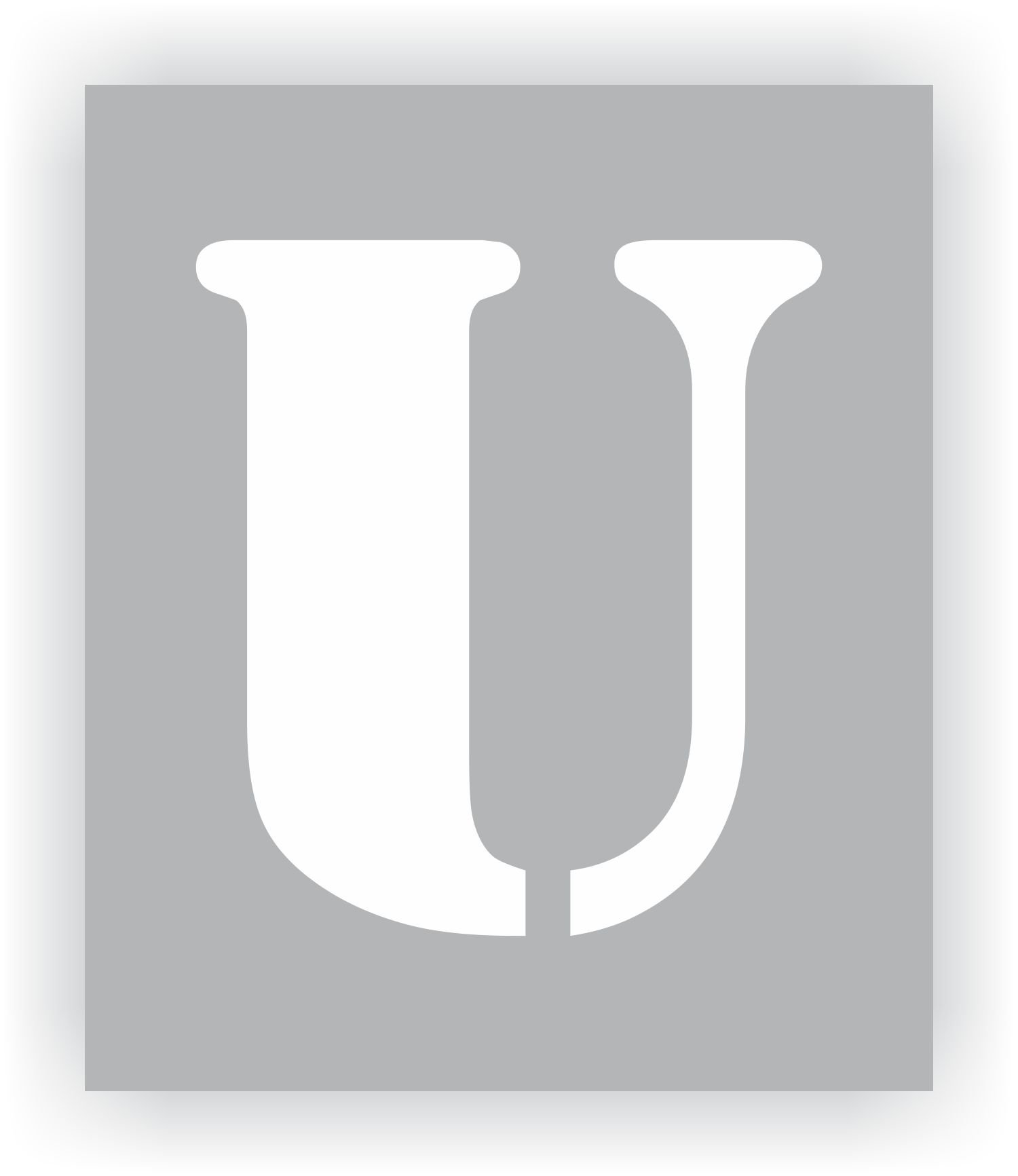 Letter U Stencil