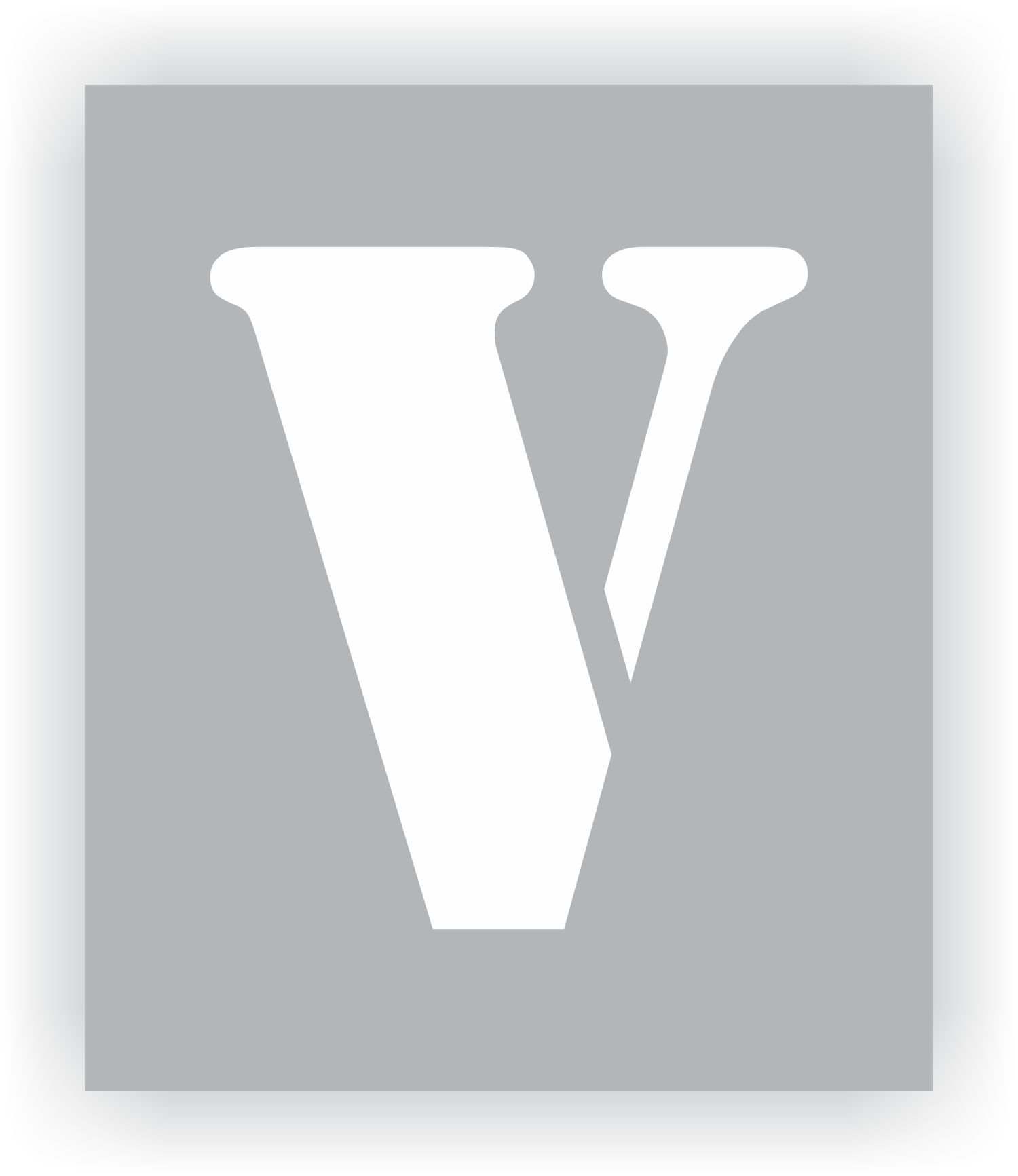 Letter V Stencil
