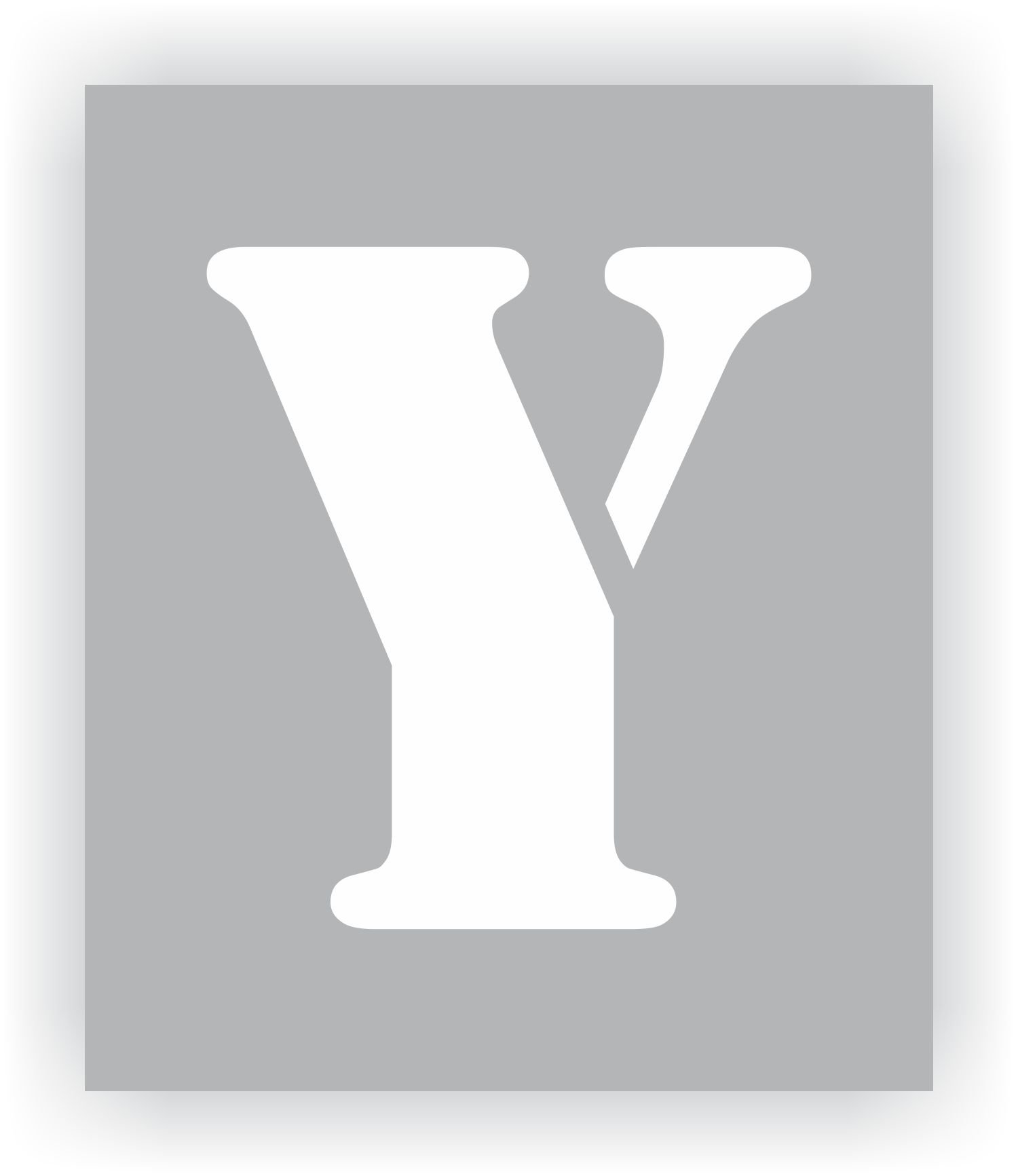 Letter Y Stencil