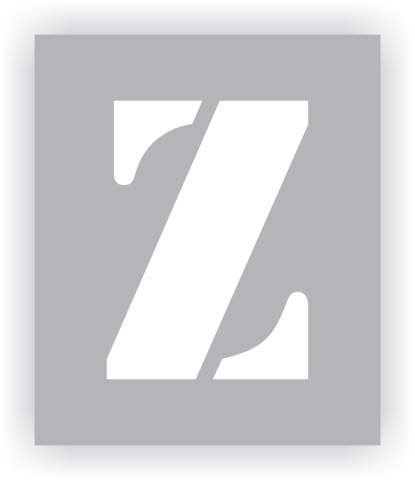 Letter Z Stencil