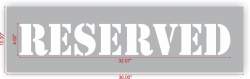 RESERVED Stencil