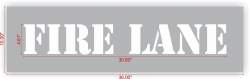 FIRE LANE Stencil