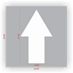 Arrow Shape Stencil