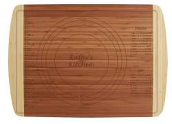 Personalized Cooking Conversions Totally Bamboo 18" x 12.5" Groove Cutting Board