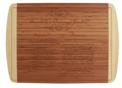 Recipe Design Totally Bamboo 18" x 12.5" Groove Cutting Board